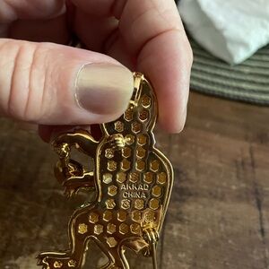 Frog Prince broach/pendant.